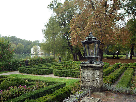back yard at the Leopoldskron Palace