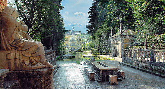 Hellbrunn Palace fountains
