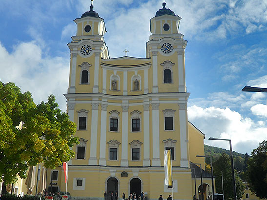 St. Michael's Basilica at the grounds of the Mondsee Abbey