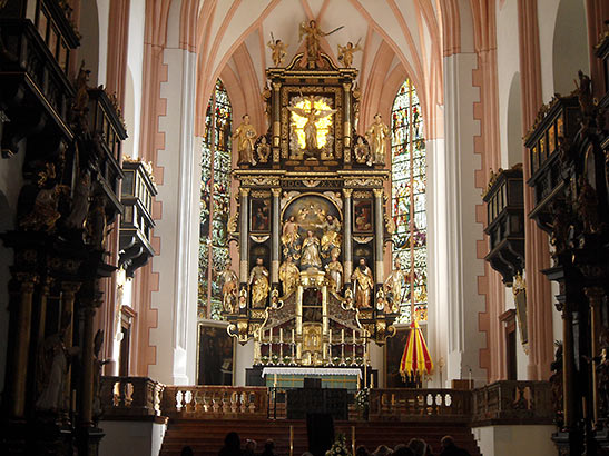 Mondsee Church interior