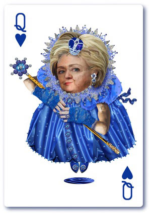 Ohanian's caricature of Hillary Clinton
