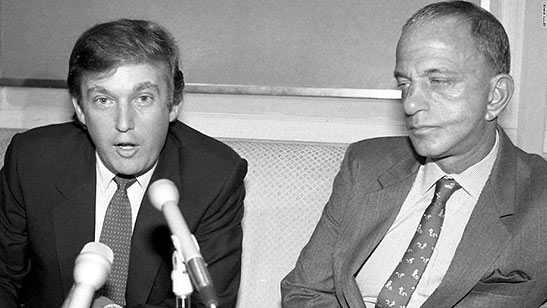 Donald Trump and Roy Cohn