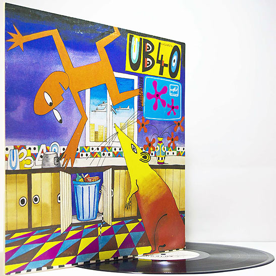 LP and cover for UB40's Rat in Mi Kitchen