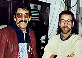 the writer with Jimmy Carl Black