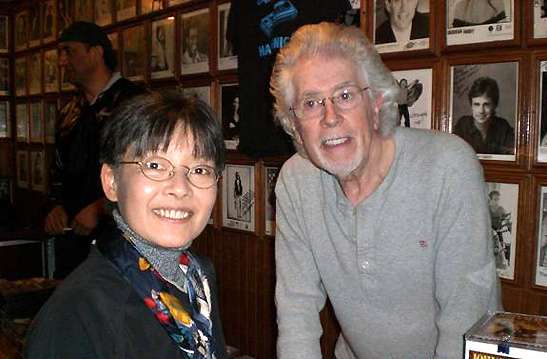 John Mayall and fan in San Juan Capistrano