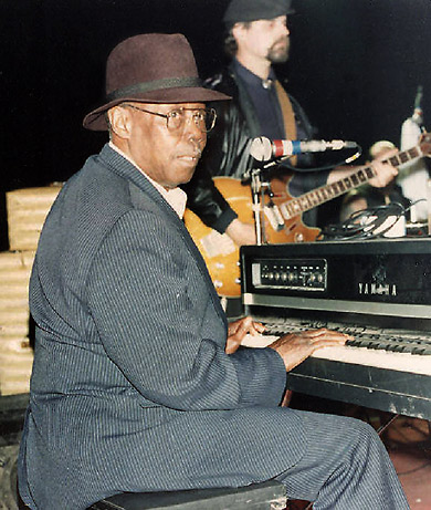 Pinetop Perkins on the keyboards