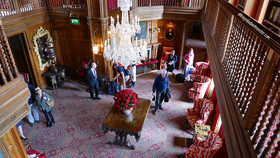 guests arriving at Ashford Castle