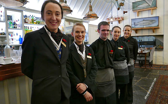 the staff at Cullen's at the Cottage