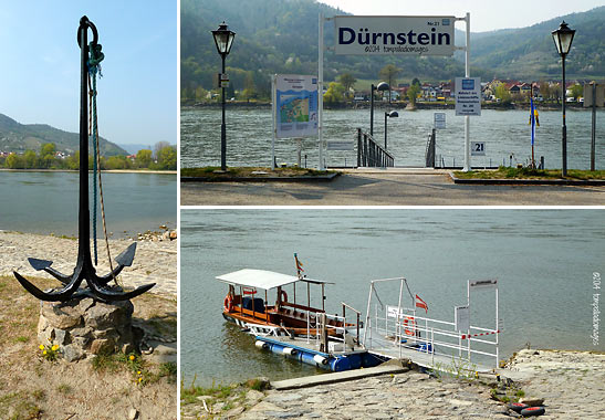 Danube River scenes at Durnstein, Austria