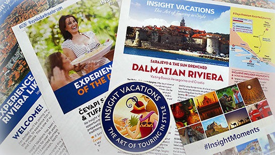 Insight Vacatoions' Sarajevo and Dalmatian Riviera brochure