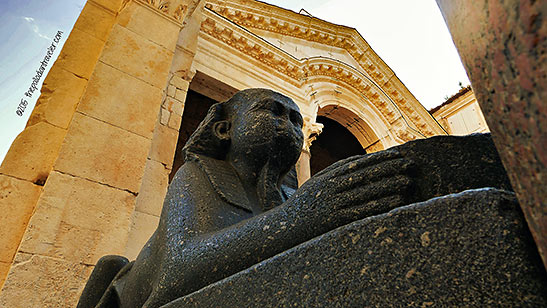 sphinx from Egypt at Diocletian's palace in Split
