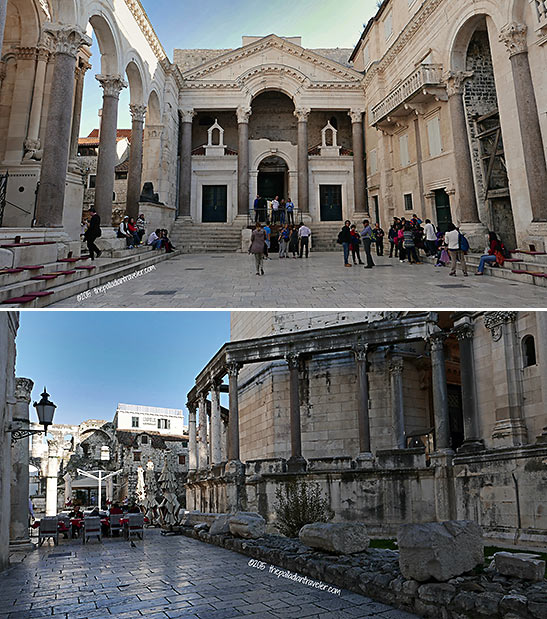Diocletian's retirement palace complex in Split