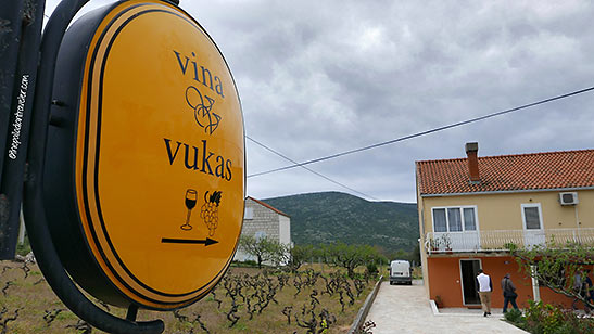 the Vukas Winery (Vinarija Vukas) in Ponikve