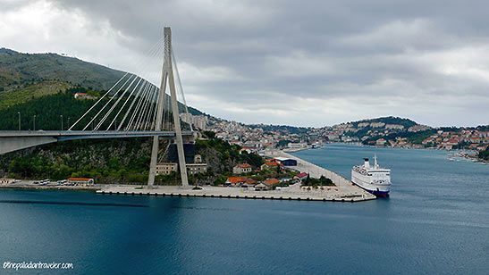 the Franjo Tudman Bridge