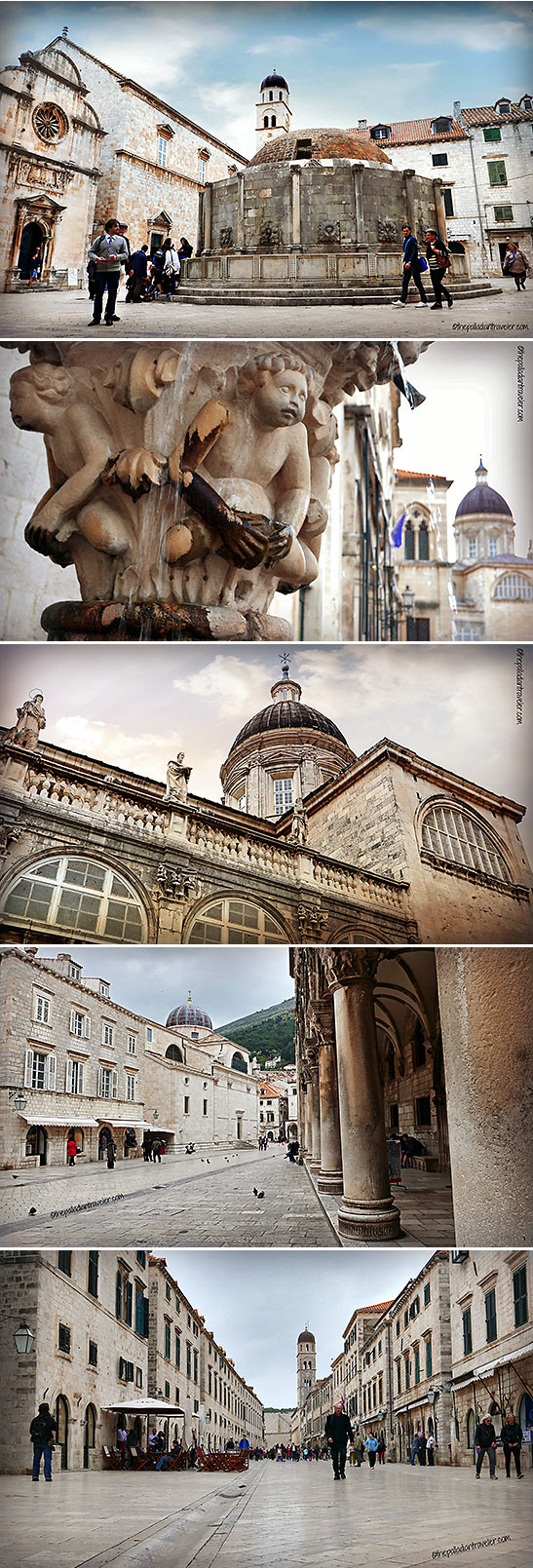 buildings showcasing Renaissance and Baroque architecture in Dubrovnik's Grad (Old City)