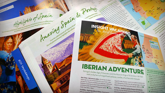 Iberian Adventure brochures from Insight Vacations