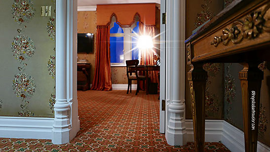 door to writer's suite at the Ashford Castle