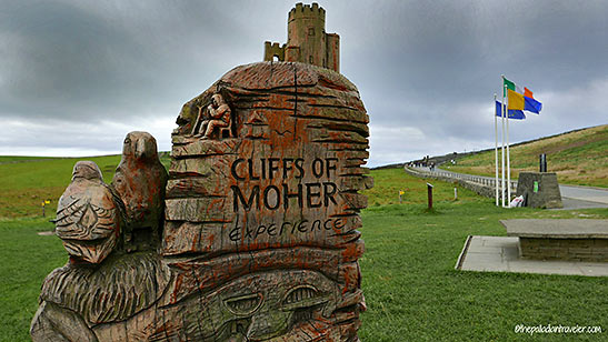 Cliffs of Moher sign