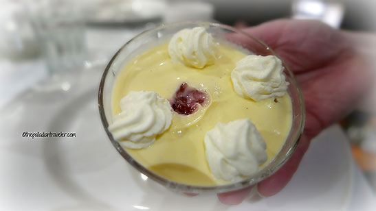 Lil O'Connell's traditional sherry trifle dessert