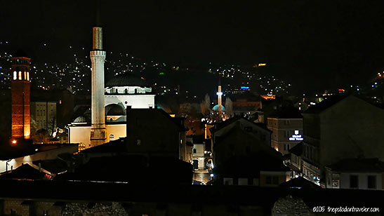 Sarajevo at night