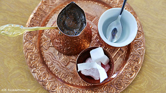 authentic cup of Bosnian coffee
