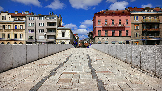 the iconic Latin Bridge