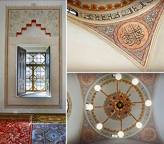 more views inside the Gazi Husrev-beg mosque