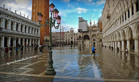 St. Mark's Square during pala alta or high water