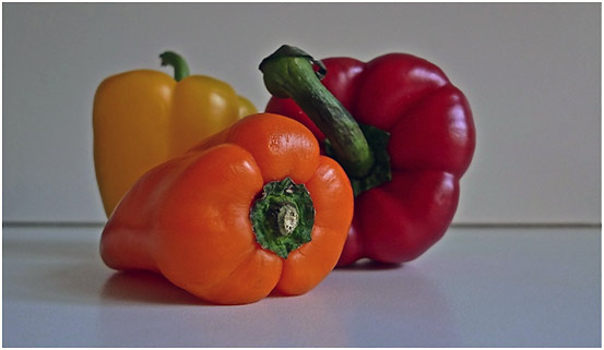 multi-colored bell peppers