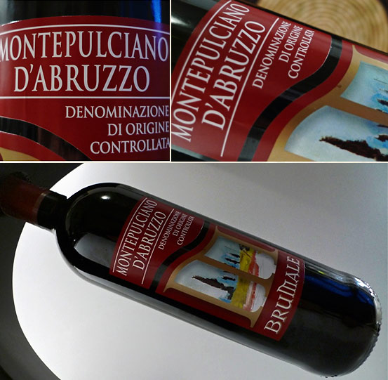 wine partner for the pork loin chops: Montepulciano D'Abuzzo DOC