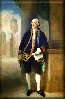 portrait of John Montagu, 4th Earl of Sandwich, 1783, by Thomas Gainsborough