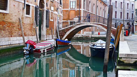 canal scene from Venice, Italy