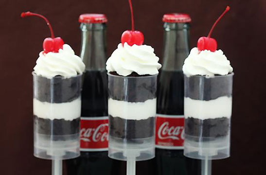 Coke Float Push-Up Pops