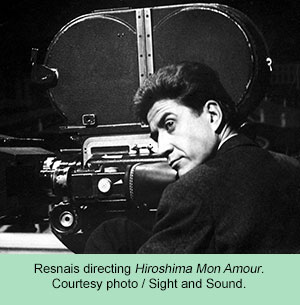 Alain Resnais directing
