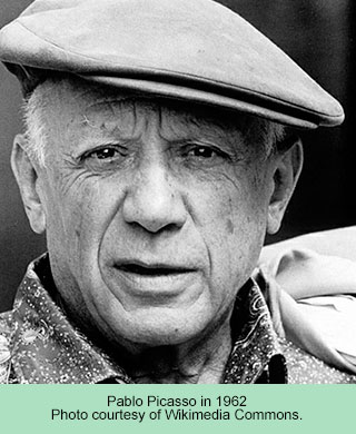 Pablo Picasso in 1962