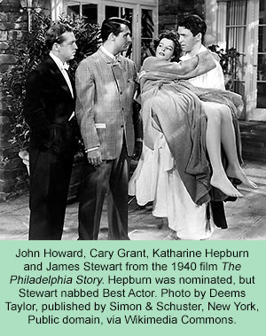 a scene from 'Philadelphia Story'