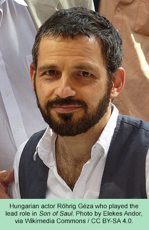 Hungarian actor Röhrig Géza