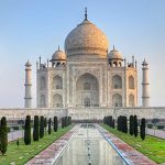 the Taj Mahal. Agra, India