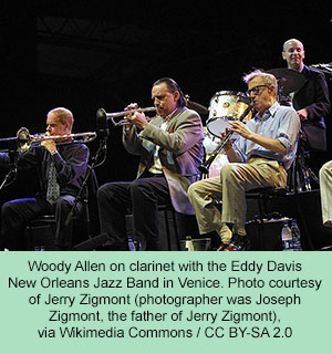 Woody Allen with the Eddie Davis New Orleans Jazz Band