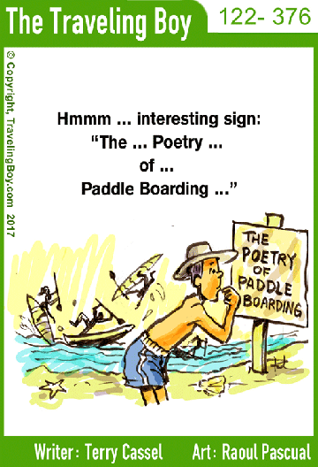 Traveling Boy's cartoon of the week
