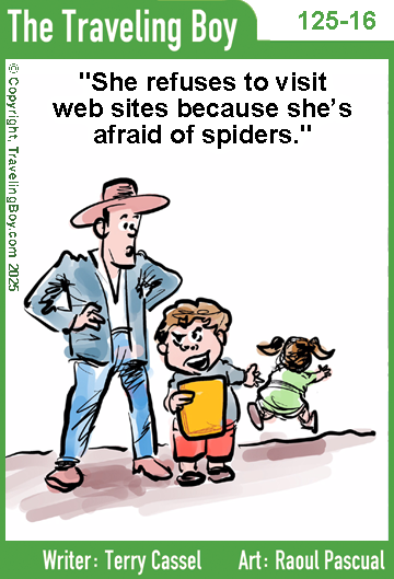 Traveling Boy's cartoon of the week