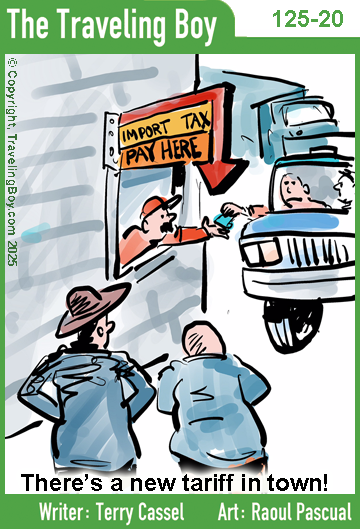 Traveling Boy's cartoon of the week