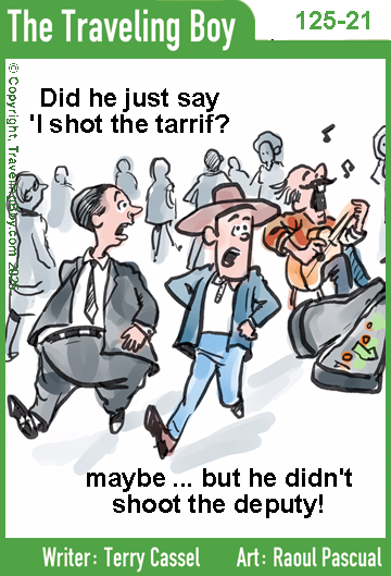 Traveling Boy's cartoon of the week