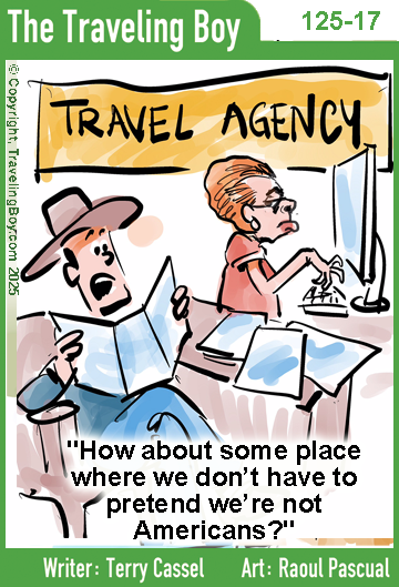 Traveling Boy's cartoon of the week