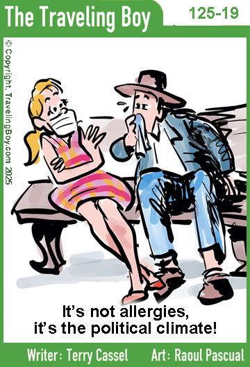 Traveling Boy's cartoon of the week