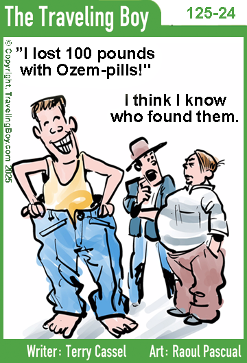Traveling Boy's cartoon of the week
