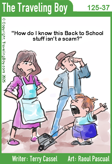Traveling Boy's cartoon of the week
