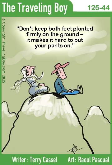 Traveling Boy's cartoon of the week