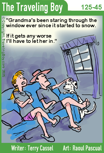 Traveling Boy's cartoon of the week