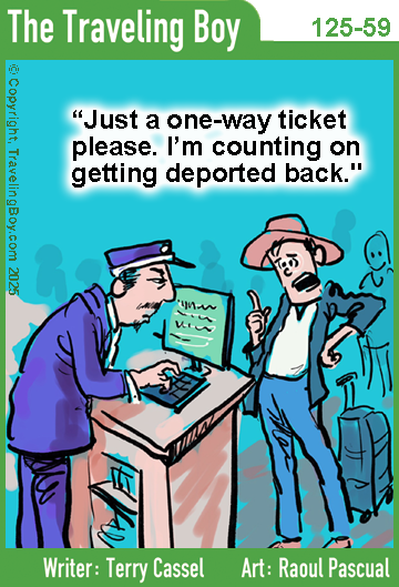 Traveling Boy's cartoon of the week